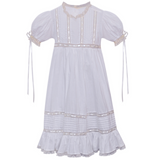 White Margaret Dress- Ecru Lace