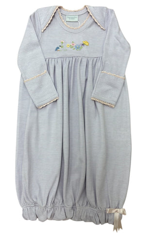 Squiggles-Lavender Luebird Song Lap Shoulder Gown