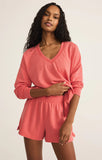 MODERN V-NECK WEEKENDER SET - PERSimmon