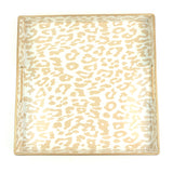 Natural Leopard Square Tray