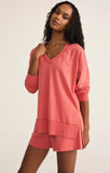 MODERN V-NECK WEEKENDER SET - PERSimmon