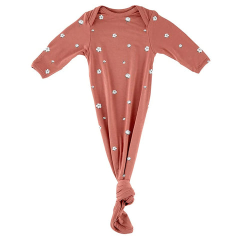 Stephan Baby - Knotted Gown - Cotton Blossom