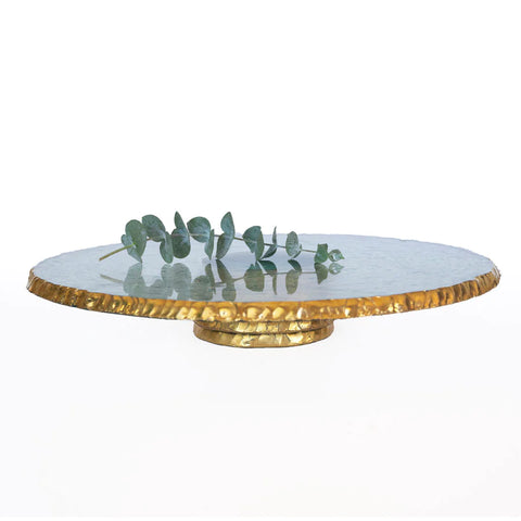 EDGEY CAKE STAND E128G- ANNIE GLASS