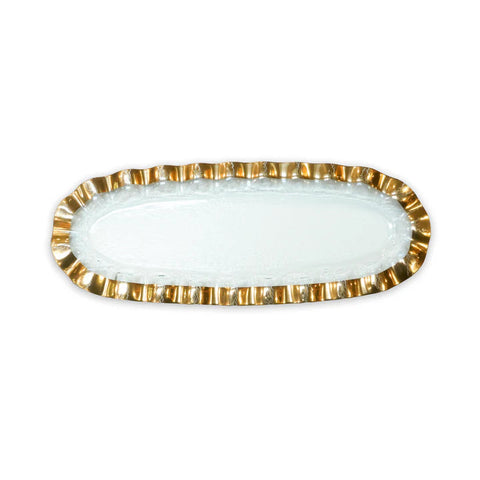 ANNIE GLASS medium OVAL TRAY