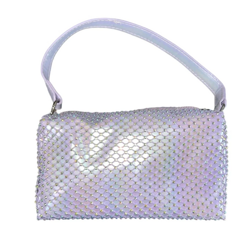 Kids Crystallized mesh handbag