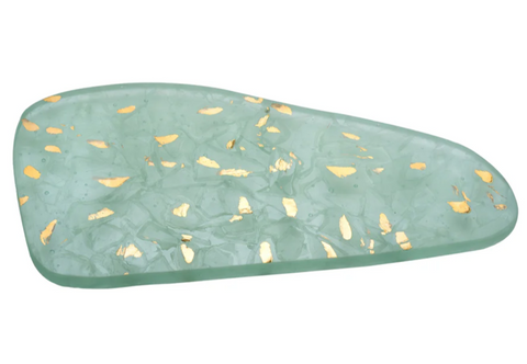 ELEMENTS RIVER APPETIZER TRAY- Annie Glass
