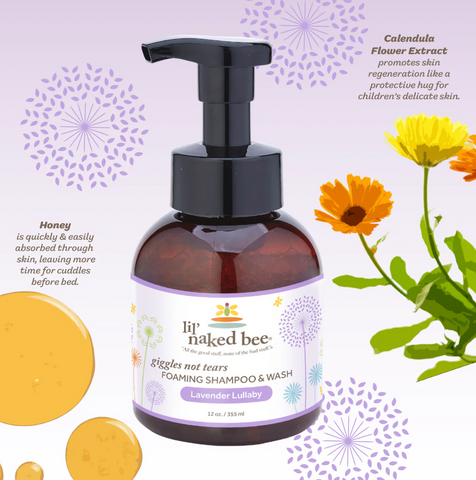 12 oz. Lavender Lullaby Giggles Not Tears Foaming Shampoo & Wash