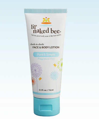 he Naked Bee 2.5 oz. Pure & Simple Cheeks to Cheeks Hand & Body Lotion