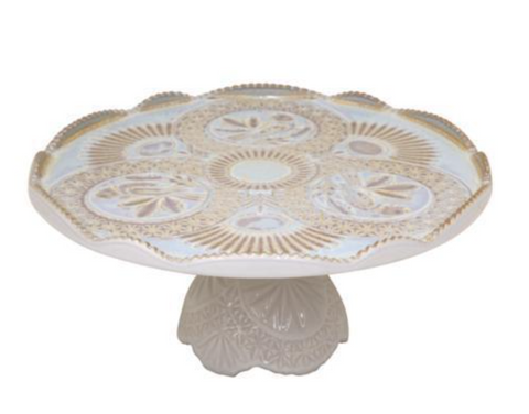 Cristal Footed Plate by Costa Nova