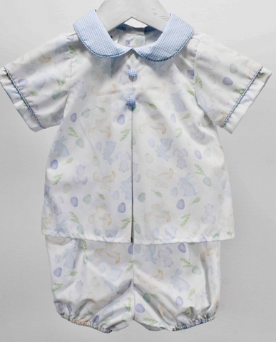 Watercolor Bunnies Boy-Baby Blessings