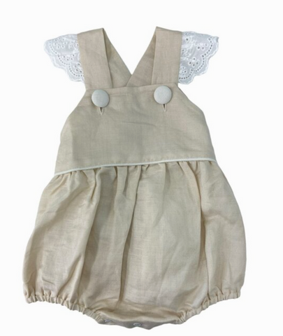 Banana Split Khaki Linen Bubble