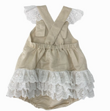 Banana Split Khaki Linen Bubble