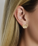 Butterfly Stud Gold earrings- Anabel Aram