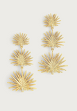 Triple Fan Palm Dangle Earrings- ANABEL ARAM