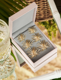 Triple Fan Palm Dangle Earrings-LARGE-ANABEL ARAM