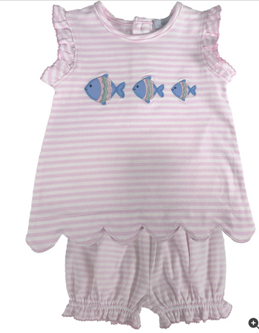 Fish Girl's Bloomers Set- Ishtex