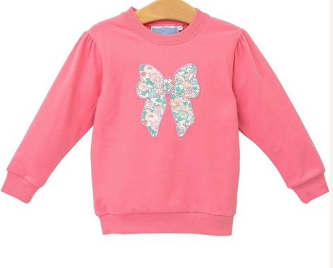 Trotter Street-Bow Sweatshirt