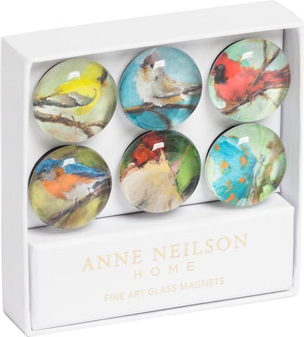 Anne Nielson Bird Magnets