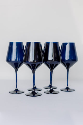 Estelle Midnight Blue Wine Glass