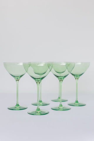 Estelle Martini Glasses Mint