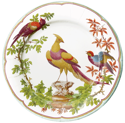 Chelsea Birds Celadon Salad Plates