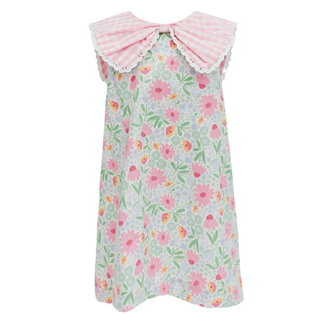 Wildflower Bow Collar Dress- KREWE KIDS