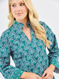 Brenda Dress | Sunshower Flora Ocean