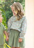 Anderson Ann Evergreen Floral Skirt Set- The Oaks