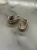 Marlyn Schiff-Mixed metal stud earrings