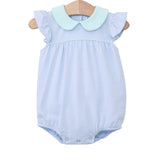 Genevieve Bubble- Light Blue Stripe/Light Mint