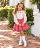 TINY ROSES LAURIE
SKIRT SET, TINY ROSES
GARDEN PRINT - Zuccini Kids