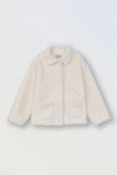 OFFWHITE SOFT TEXTURED COAT TWEEN- MOLLY BRACKEN