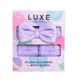 lux headband and wrist band- multi colors