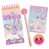 Glow  in the Dark Slime Art, Tie Dye Butterfly PROMO