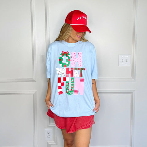 Oh What Fun Tee: Adult Small (0-6)
