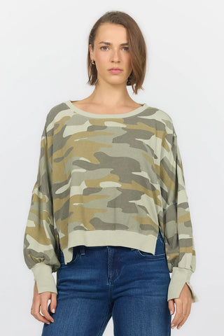 DEAR JOHN TRENTON SWEATER RIVIERA CAMO