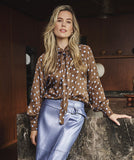 Blouse scarf Polka Dot- Esqualo