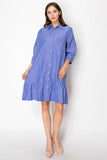 Joh Apparel -Jaelynn Dress- BLUE