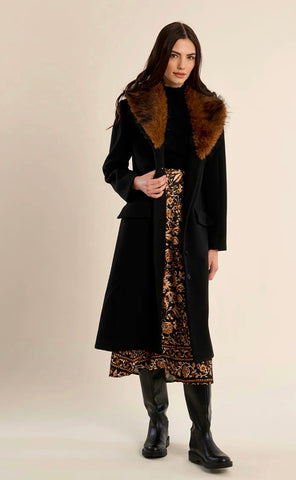 Faux fur coat- Molly Bracken