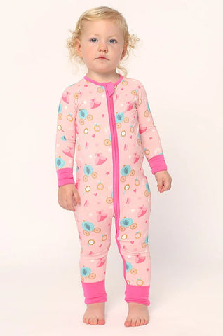 Princesses Double Zipper Bamboo Sleeper- southern slumber