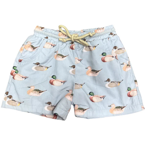Hamner Hill-Boys Vintage Duck Swim Trunks