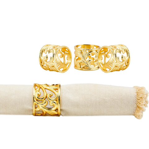 20th Century Baroque Napkin Ring Set