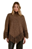 Women's Elan Turtle-Neck Sweater with Fringe