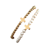 Gracie Cross Bracelet ~Gold ONLY