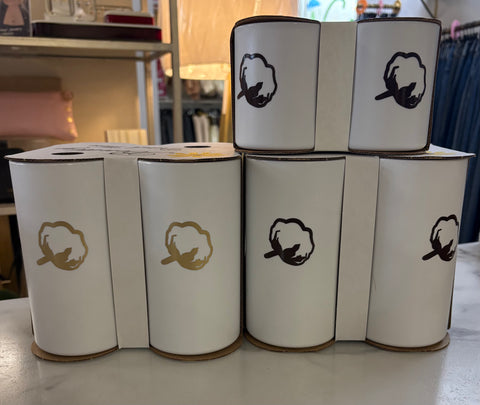 Bentley White Cotton Glass