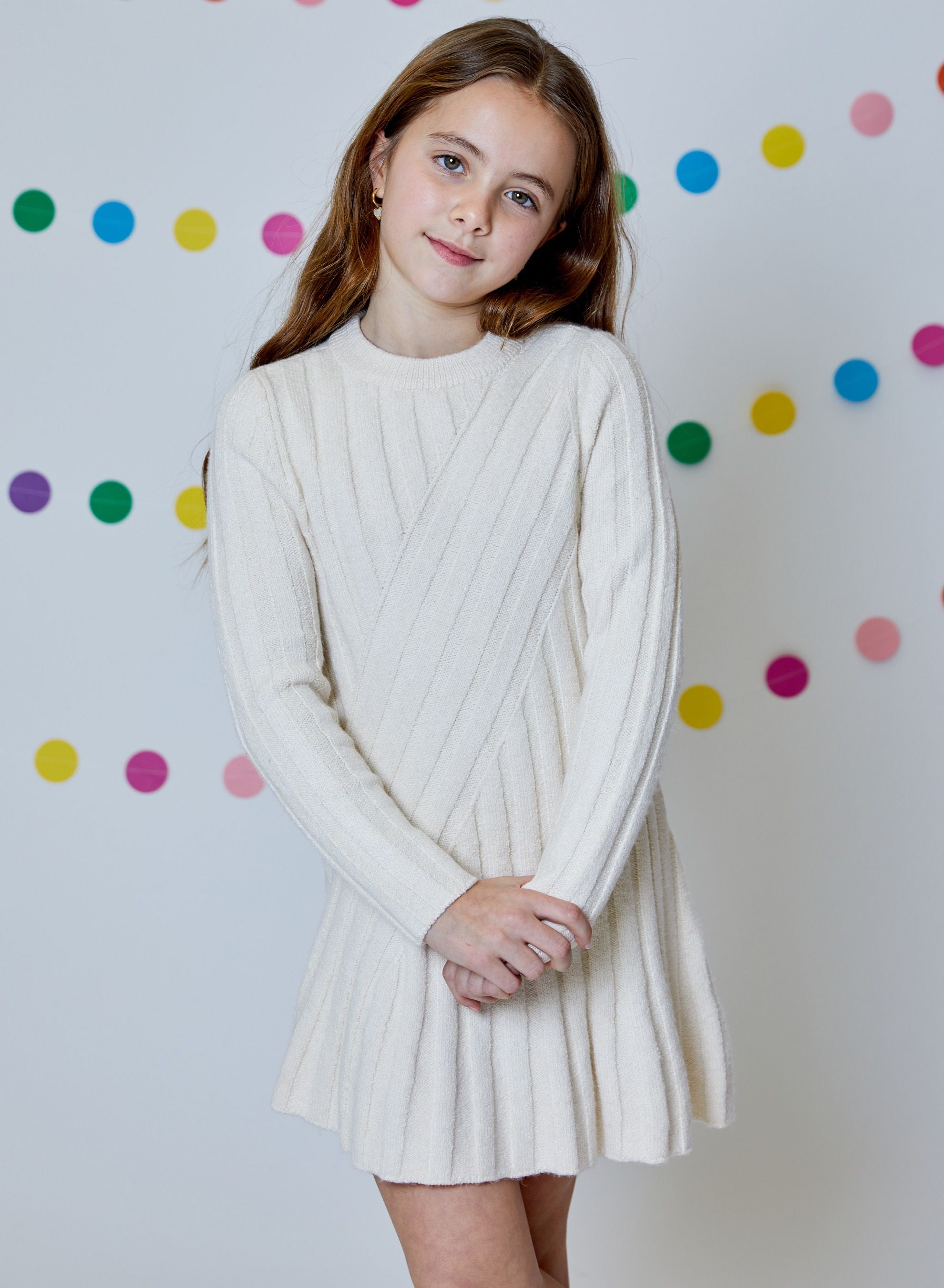 Design History-Tween Tan Sweater Dress Design History-Tween Tan Sweater Dress