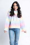 Karlie Clothes  Rainbow Pastel Hoodie Sweater