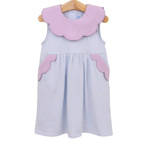 TROTTER STREETPenelope Dress/lavender/Blue