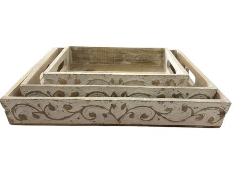 Wood Trays 3 Sizes