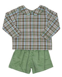 John Greenbriar Plaid Short Set- The Oaks